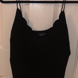 TOPSHOP scalloped cami